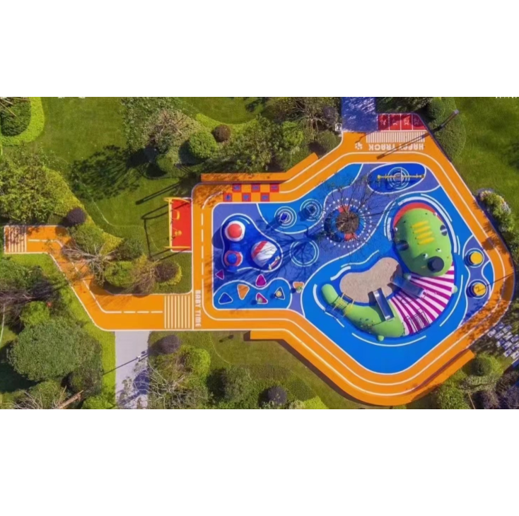 兒童游樂場塑膠地板實(shí)景圖21