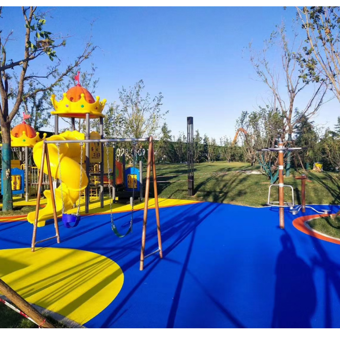 兒童游樂場塑膠地板實(shí)景圖7